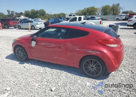2013 Hyundai Veloster z USA, uszkodzony, nr VIN KMHTC6AD8DU100463